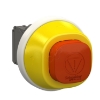 Imagem de Paragem de emergencia iluminada plastico O22 rodar o gatilho para soltar LED branco/vermelho 24 V AC/DC 1 NO + 1 NC