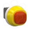 Imagem de Paragem de emergencia iluminada plastico O22 rodar o gatilho para soltar LED branco/vermelho 24 V AC/DC 1 NO + 1 NC
