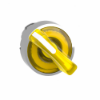 Imagem de Cabeca selector iluminado amarillo 2 posicoes  retorno esquerda