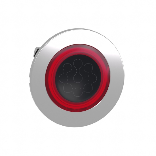 Imagem de Cabeca led anel  botao flush   luminosous  vermelho  lu
