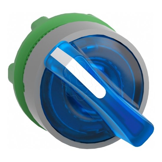 Imagem de Cabeca selector iluminado azul 2 posicoes fijas  cor cim