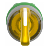 Imagem de Cabeca selector iluminado  amarelo 3 posicoes retorn centralol