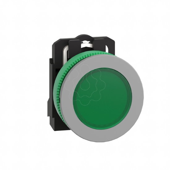 Imagem de piloto flush   luminosous verde 110-120v  cor cim
