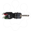 Imagem de Complete selector switch Harmony XB6 black O 16 3 position stay put 1NO+1NC 200