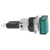 Imagem de Complete pilot light Harmony XB6 square green O 16 with integral LED 12...24 V