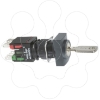 Imagem de Complete selector switch Harmony XB6 black rectang O 16 2 position stay put 1NO+1NC 200