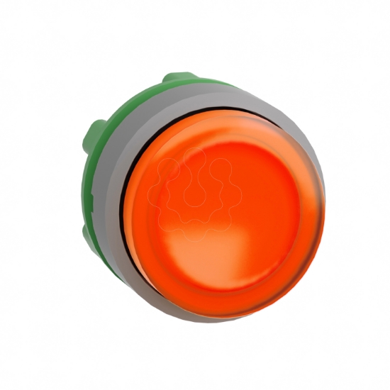 Imagem de Cor led laranja cabeca  botao   luminosous saliente