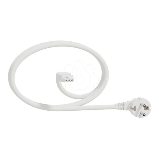 Imagem de Nova Unica system   Cabo 6m x 25mm plano Branco