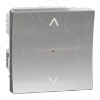 Imagem de Nova Unica - Interruptor de estores Wiser - Aluminio