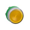 Imagem de Cabeca de botao iluminada amarela para LED integral