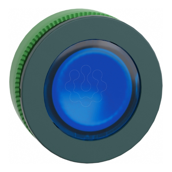 Imagem de Head for illuminated push button Harmony XB5 XB4 flush mounted blue flush caps pushbutton legend insertion