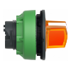 Imagem de Flush mounted laranja illuminated cabeca de comutacao selectora 2 pos stay put