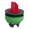 Imagem de Head for illuminated selector switch Harmony XB5 flush mounted red 3 pos stay put