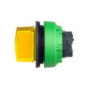 Imagem de Head for illuminated selector switch Harmony XB5 flush mounted yellow 3 position