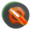 Imagem de Head for illuminated selector switch Harmony XB5 flush mounted orange 2 pos return right to left