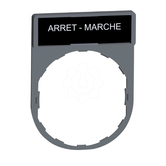 Imagem de Porta-etiqueta 30x40mm com etiquetas. "arret-mar