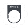Imagem de Placa inscricao 30x40mm "marche"