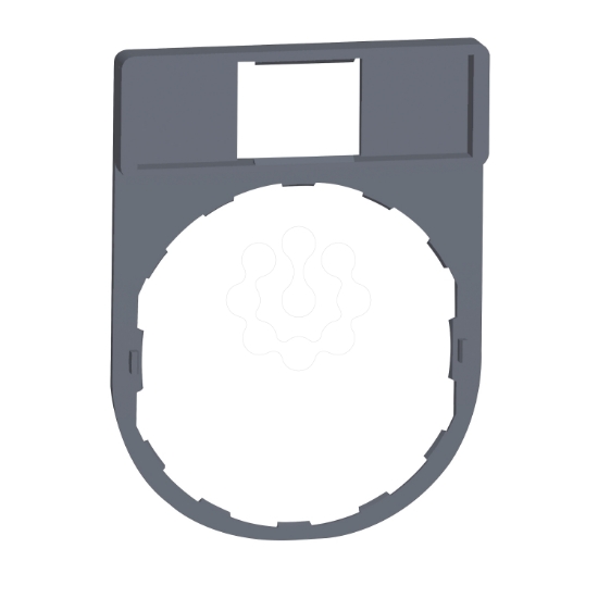 Imagem de Etiqueta 30x40mm titular. s / etiqueta cor  cinza