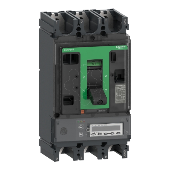 Imagem de ComPacT DISJUNTOR NSX630R 200kA CA 3P 630A 6.3E