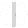 Imagem de Porta opaca extensao G IP40 36M L300