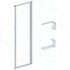 Imagem de Moldura sup. espelhos basculante L400