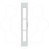 Imagem de Porta recortada PrismaSeT P IP30 L300