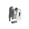 Imagem de Envolvente metalico EVlink Pro AC Metal para 1 carregador montagem em parede aco