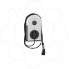Imagem de Carregador EVlink Pro AC/AC Metal 7.4kW 32A 1P+N T2 cabo incluido RDC DD 6mA RCD Asi 30mA MNx aux.