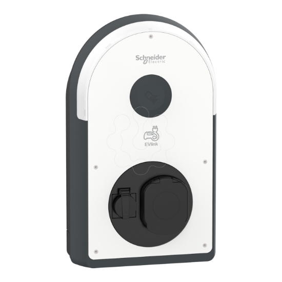 Imagem de Carregador EVlink Pro AC/AC Metal 22kW 32A 3P+N tomada T2S/TF RCD B EV MNx aux.