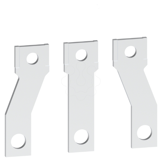 Imagem de kit de Adaptadores de 3 polos para ligacao TeSys G115-225 35mm-45mm