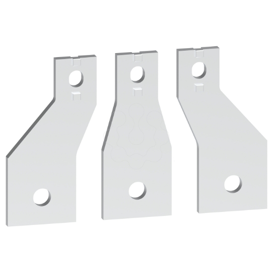 Imagem de Kit de Adaptadores de 3 polos para ligacao TeSys G400-500 de 50 mm