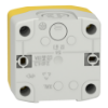 Imagem de Estacao de controlo plastico amarelo 1 paragem de emergencia vermelho O40 rodar para desencravar 1 NC com funcao de monitorizacao UL CSA