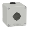 Imagem de Harmony XAP XB2 SL estacao de controlo vazia liga de zinco gris M20 1 furo 30mm 80 x 80 x 77 UL cULus