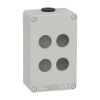 Imagem de Harmony XAP, XB2 SL, estacao de controlo vazia, liga de zinco, gris, M20, 4 furos 22mm, 80 x 130 x 51,5, UL cULus