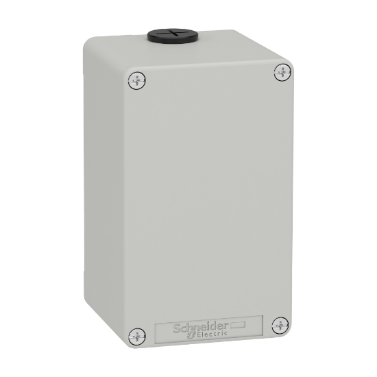 Imagem de Harmony XAP, XB2 SL, estacao de controlo vazia, liga de zinco, gris, M20, sem furos, 80 x 130 x 77, UL cULus