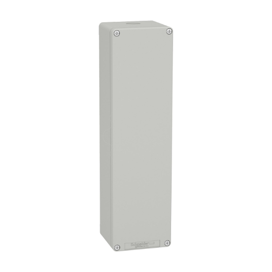 Imagem de Harmony XAP XB2 SL estacao de controlo vazia aluminio gris M32 sem furos 85 x 310 x 77