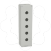 Imagem de Harmony XAP XB2 SL estacao de controlo vazia aluminio gris M32 5 furos 22mm 85 x 310 x 77