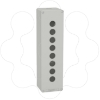 Imagem de Harmony XAP XB2 SL estacao de controlo vazia aluminio gris M32 8 furos 22mm 85 x 310 x 77