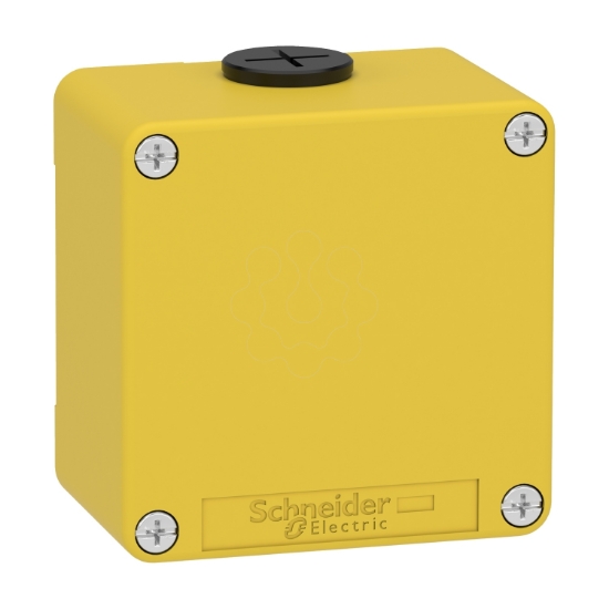 Imagem de Harmony XAP XB2 SL estacao de controlo vazia liga de zinco amarelo M20  sem furos 80 x 80 x 515 UL cULus