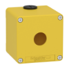 Imagem de Harmony XAP XB2 SL estacao de controlo vazia liga de zinco amarelo M20 1 furo 22mm 80 x 80 x 77 UL cULus