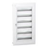 Imagem de PrismaSet XS Quadro 6 filas 24 modulos porta transparente encastrar