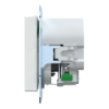 Imagem de M-Elegance - Tomada 2P+T + carregador USB 2.0 + USB 3.1 - 3A - Branco ativo