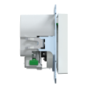 Imagem de M-Elegance - Tomada 2P+T + carregador USB 2.0 + USB 3.1 - 3A - Branco ativo