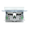Imagem de M-Elegance - Tomada 2P+T + carregador USB 2.0 + USB 3.1 - 3A - Branco ativo