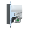 Imagem de M-Elegance - Tomada 2P+T + carregador USB 2.0 + USB 3.1 - 3A - Antracite