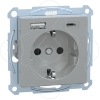 Imagem de M-Elegance - Tomada 2P+T + carregador USB 2.0 + USB 3.1 - 3A - Aluminio
