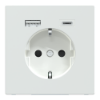 Imagem de D-Life - Tomada 2P+T + carregador USB 2.0 + USB 3.1 - 3A - Branco