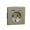 Imagem de D-Life - Tomada 2P+T + carregador USB 2.0 + USB 3.1 - 3A - Metal Niquel