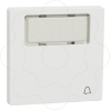 Imagem de D-Life - Tecla simbolo campainha com etiqueta - Branco Mate