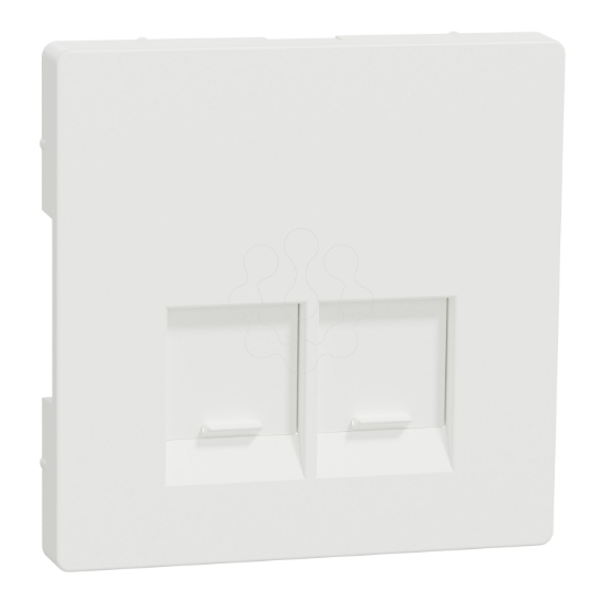 Imagem de D-Life - Centro tomada dupla RJ45 - Branco Mate